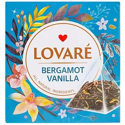 Чай чорний Lovare Bergamot Vanilla 30 г (15 шт. х 2 г) (947957) - мініатюра 3