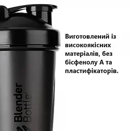 Шейкер спортивний BlenderBottle Original Classic 20oz/590 мл Grey (Classic 20oz Grey) - мініатюра 7