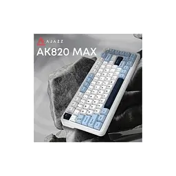 Клавіатура Ajazz AK820 MAX PLUS Daydream Switch RGB Wireless/Bluetooth/USB White (AK820MAX-DD-BWD) - мініатюра 4