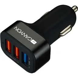 Зарядний пристрій Canyon Universal 3xUSB car adapter (CNE-CCA07B) - мініатюра 1