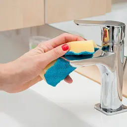 Губки кухонні для тефлону Vileda Pur Active Color, 3+1 шт. (4023103208049) - мініатюра 3