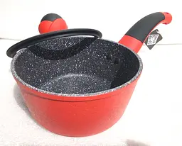 Ковш Meisterklasse MK-1037 red marble 16 см 1.2л - мініатюра 8