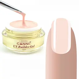 Конструюючий гель Canni 309 Light Nude 15 мл - мініатюра 2