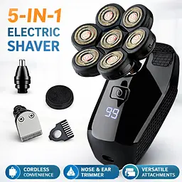 Електрична бритва для чоловіків 5 в 1 Electric Shaver - мініатюра 2