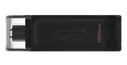 Накопичувач 128GB USB 3.2 Type-C Gen 1 DT70 Kingston teh0013404 - мініатюра 2