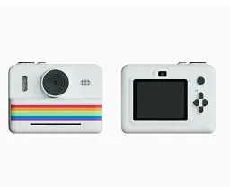 Дитяча цифрова фотокамера RAINBOW 2,8" миттєвий друк з термопринтером 1500 мАч Білий - мініатюра 3