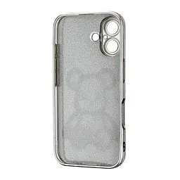 Чохол Shining Bear Case Protected Camera iPhone 16 Silver - мініатюра 5