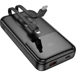 Зовнішній акумулятор Hoco Q28 Victory 10000mAh 22.5W Black [142544] - мініатюра 3