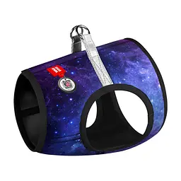 Шлея для собак WAUDOG Clothes з QR-паспортом "NASA21" S2 (2906-0148)