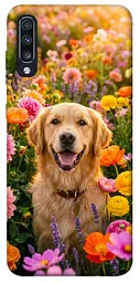 TPU чохол Demsky Flowery labrador для Samsung Galaxy A70 (A705F)