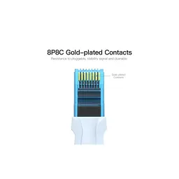 Патч-корд Vention 0.75 м UTP Cat. 5e RJ-45 синій (VAP-A10-S075) - мініатюра 8