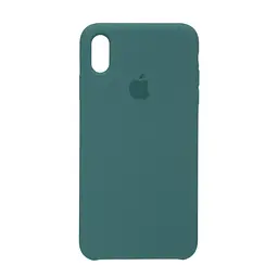 Силиконовый противоударный чехол-накладка для Apple iPhone Xs Max, панель с защитой всего корпуса, софт-тач, pine green, ArmorStandart (ARM56948)