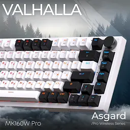 Клавіатура GamePro Asgard Valhalla MK160W Pro White [142214] - мініатюра 5