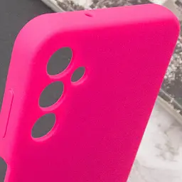 Чохол Silicone Cover Lakshmi Full Camera (AAA) для Samsung Galaxy A14 4G/5G Рожевий / Barbie pink - мініатюра 6