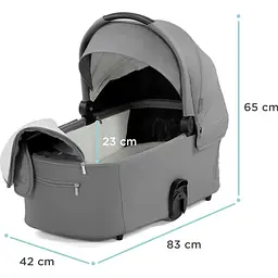 Універсальна коляска 2 в 1 Kinderkraft Nea Platinum Grey (KSNEA000GRY2000) - мініатюра 10