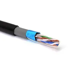 Кабель сетевой Merlion FTP 305 м КНПЭ (4 x 2 x 0,51) 4Р 24AWG [СCA] Black (03496)