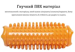 Ортопедичний килимок для стоп EasyFit Acupoint з шипами помаранчевий (EF-2752-OR) - мініатюра 3