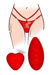 Вібратор в трусики Toy Joy Divine The Divine The Sensual Panty Pleaser 9 см червоний - мініатюра 7