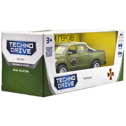 Автомодель TechnoDrive KM6119 серія Шеврони Героїв Toyota Hilux Червона калина - мініатюра 3