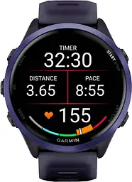 Смарт-годинник Garmin Forerunner 570 47mm Indigo Aluminium w. Translucent Imperial Purple/Indigo Band (010-02971-02) - мініатюра 6