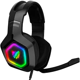 Навушники Onikuma для ПК ігрова гарнітура K10 Gaming з підсвіткою чорна