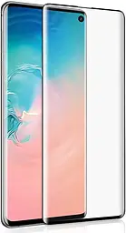 Захисне скло DK для Samsung Galaxy S10 G973 3D Full Glue black - мініатюра 3