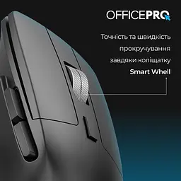 Миша OfficePro M395B Silent Click Ergonomic Wireless Black [144321] - мініатюра 10