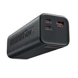 Повербанк 27000mAh Choetech B670 Grey 140W QC3.0 PD3.1 TFT Smart дисплей (43-00169) - мініатюра 3