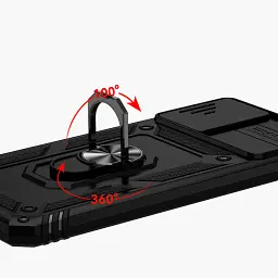 Панель BeCover Military для Vivo Y33s / Y21 Black (708834) - мініатюра 3
