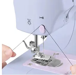 Настільна компактна швейна машинка Sewing machine 202. - мініатюра 3