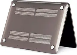 Пластикова накладка (верх та низ) HardShell Crystal Case для Apple MacBook Air 13.6` M2 A2681 2022 (Grey) [77498] - мініатюра 3
