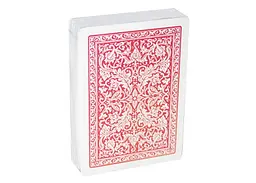 Карти гральні Fournier 2818 100% Plastic Jumbo Index (red blue) (PC_F2818PJI) - мініатюра 11