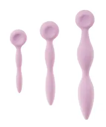 Набір вагінальних тренажерів Femintimate Intimrelax, 3 шт (рожевий)