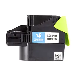 Картридж PowerPlant Lexmark CX310/CX410/CX510 CY чип (PP-TFL274C)