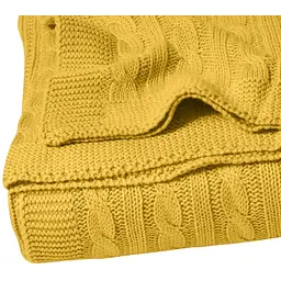 В'язаний дитячий плед Cosas Curcuma жовтий (Pled_kos_yellow) - мініатюра 2
