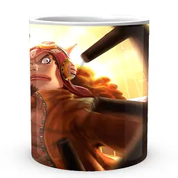 Кухоль GeekLand Великий куш One Piece Усопп OP.02.034 330 мл білий - мініатюра 2