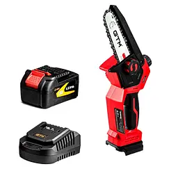 Пила ланцюгова акумуляторна GTM CS18/127BL KIT (12.7 см, 10.5 м/с, BL, 18V, кейс) - мініатюра 2