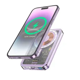УМБ Hoco Ice Crystal magnetic fast charging power bank Q14 5000mah |Type-C, QC/PD, 20W/3A|