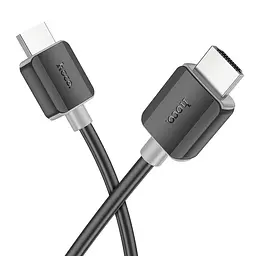 Кабель HOCO US08 HDTV 2. 0 male-to-male 4K HD data cable(L=2M) чорний - мініатюра 2