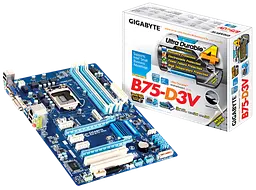 Материнська плата Gigabyte GA-B75-D3V LGA 1155 (GA-B75-D3V) Б/В - мініатюра 3
