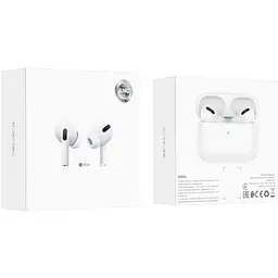 Бездротові навушники Borofone BW04 Active Noise Cancelling True TWS білі 6931474753946 - мініатюра 4