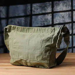 Сумка на плече з якісного текстилю Vintage s_15131 оливкова - мініатюра 8