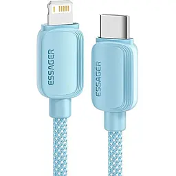 Кабель Essager Breeze USB Type-C - Ligthning (M/M), 20W, 1 м Blue (EXCTL-WL03-P)