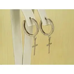 Срібні сережки Dear Хрестики. 3441.1С - мініатюра 3