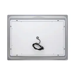 Дзеркало Qtap Mideya 800x600 з LED-підсвічуванням Touch, з антизапотіванням, з годинником, диммером яскравості QT2078NCF8060W - мініатюра 6