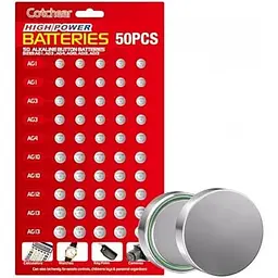 Батарейки ASSORTED BOTTON BATTERIES (50 PCS SET)