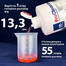 Концентрат для чищення сантехніки та кахлю (5,5 кг) - до 55л готового розчину CL100707 - мініатюра 11