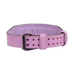 Пояс BiotechUSA Bodybuilding leather belt purple XL - мініатюра 2