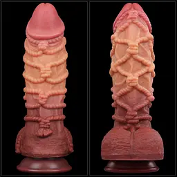 Фалоімітатор Dual-Layered Silicone Nature Cock 10.5'' 27 см коричневий - мініатюра 11