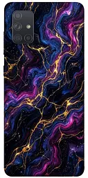 TPU чохол Demsky Purple space marble для Samsung Galaxy A71